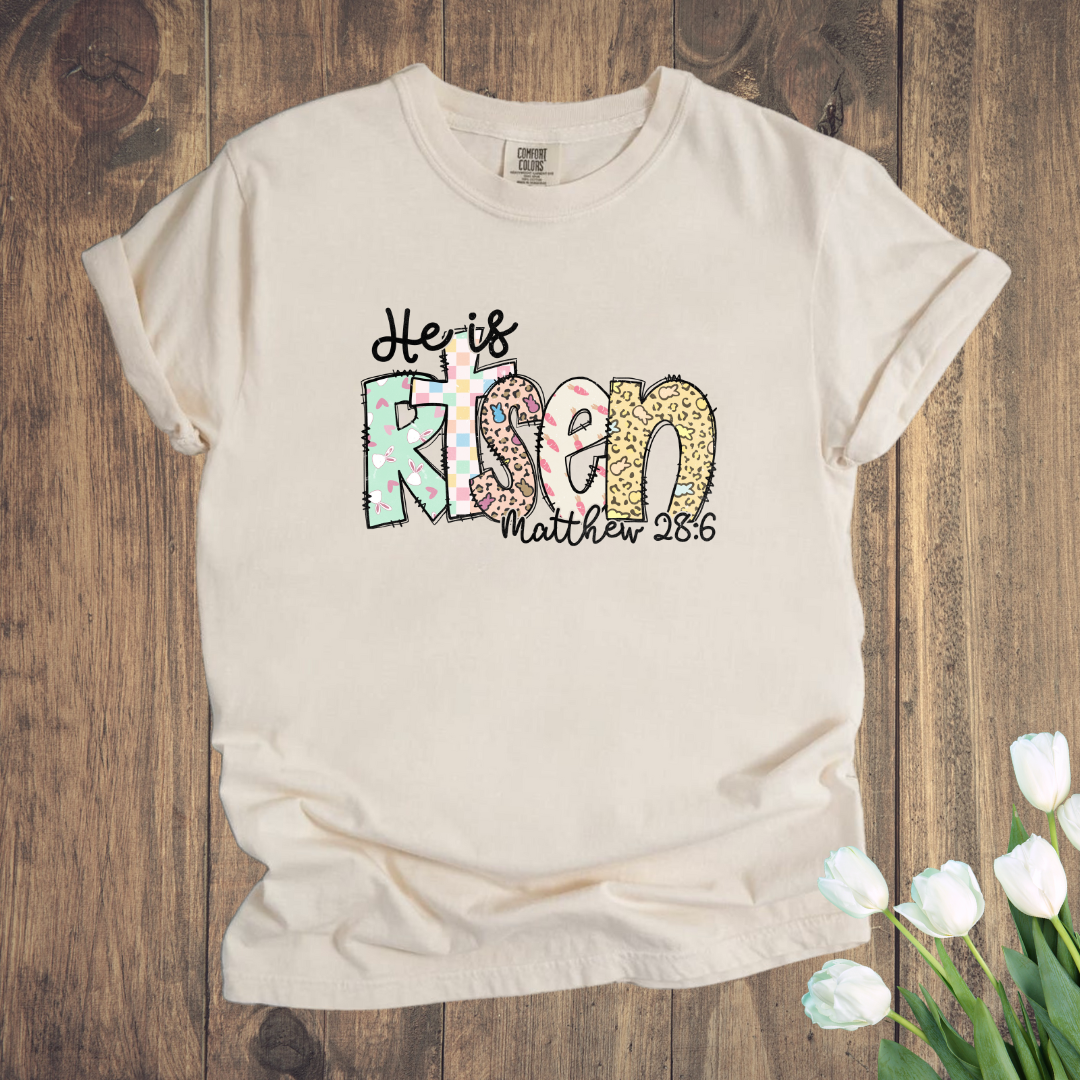 He is Risen | Easter Tee