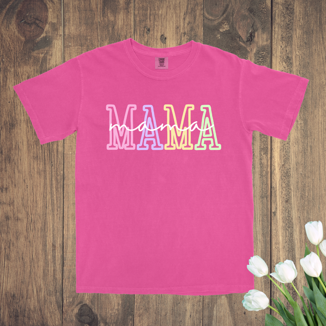 Colorful Mama tee