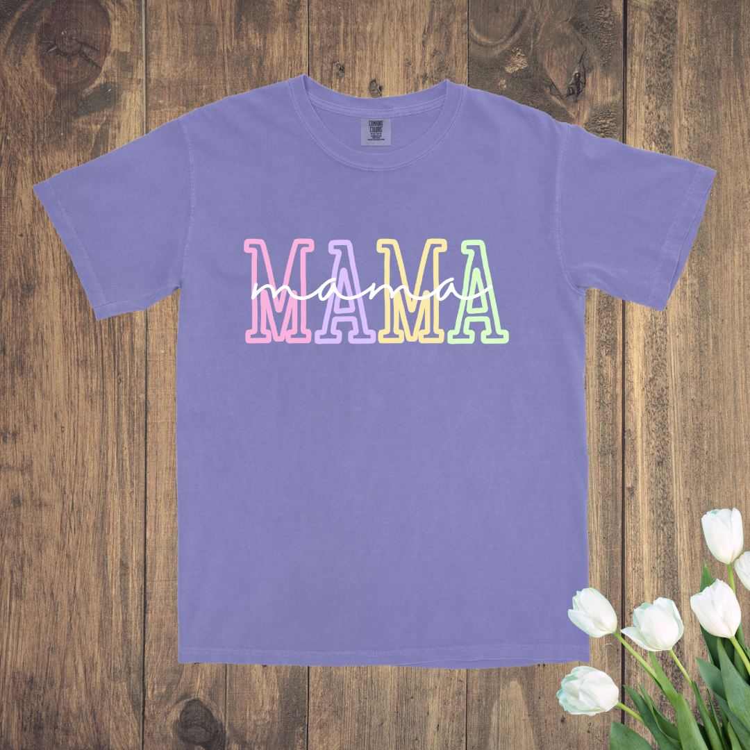 Colorful Mama tee