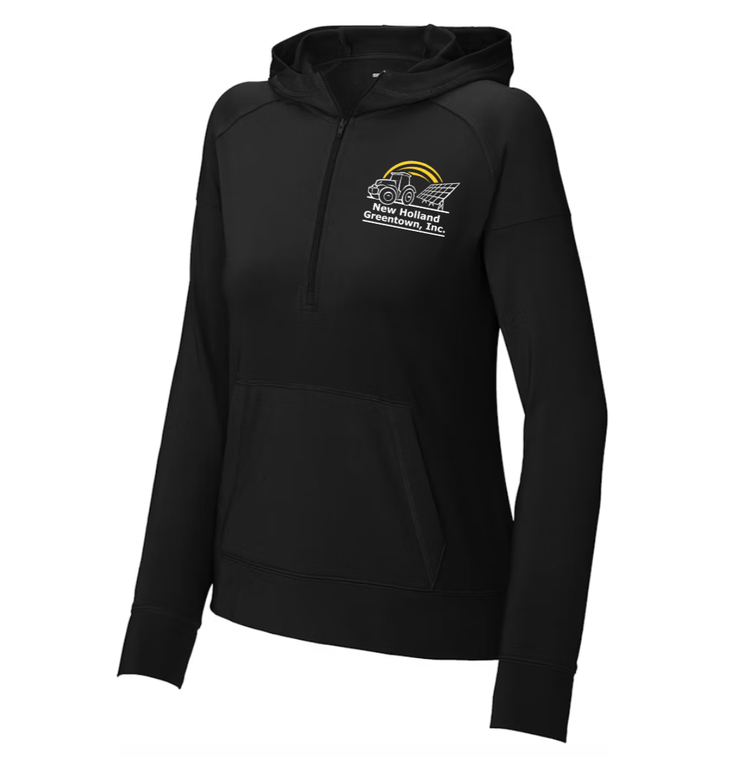 NH Women's Sport-Tek 1/2 Zip Hoodie