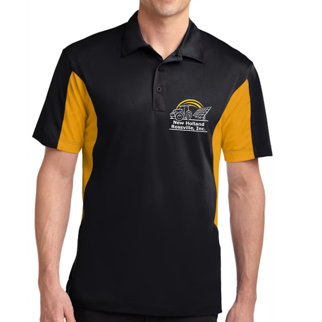 NH Men's Sport-Tek Side Blocked Polo