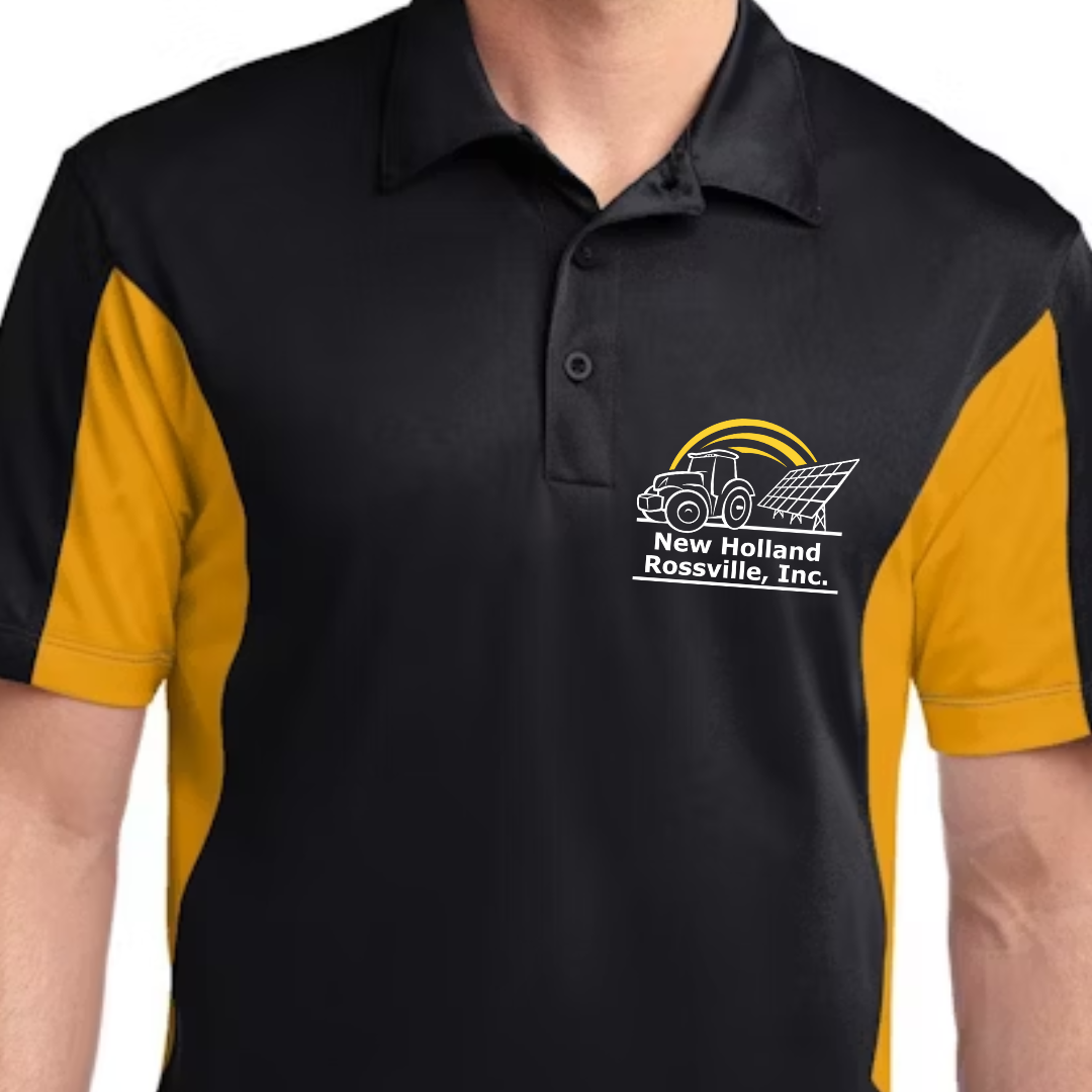 NH Men's Sport-Tek Side Blocked Polo