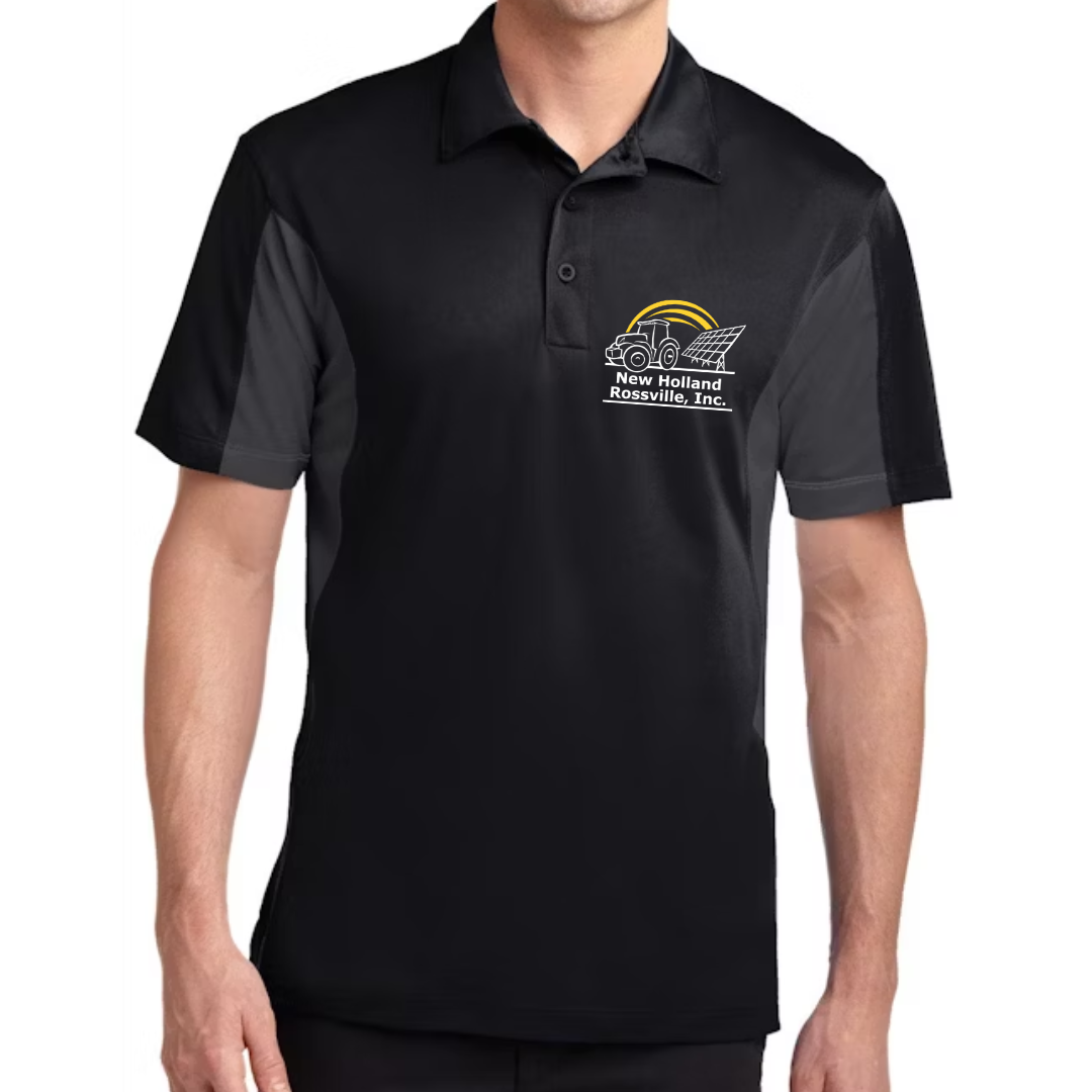 NH Men's Sport-Tek Side Blocked Polo