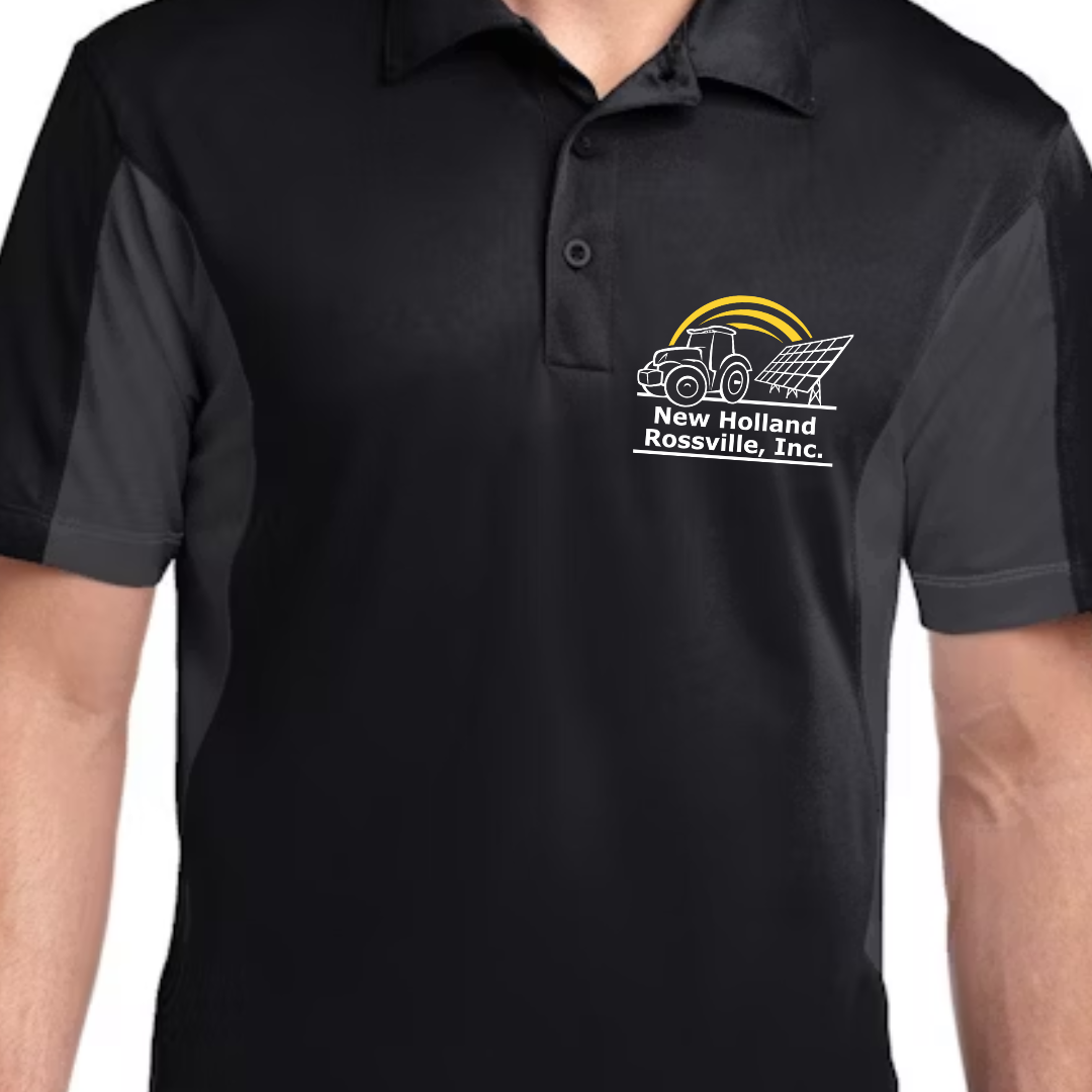 NH Men's Sport-Tek Side Blocked Polo