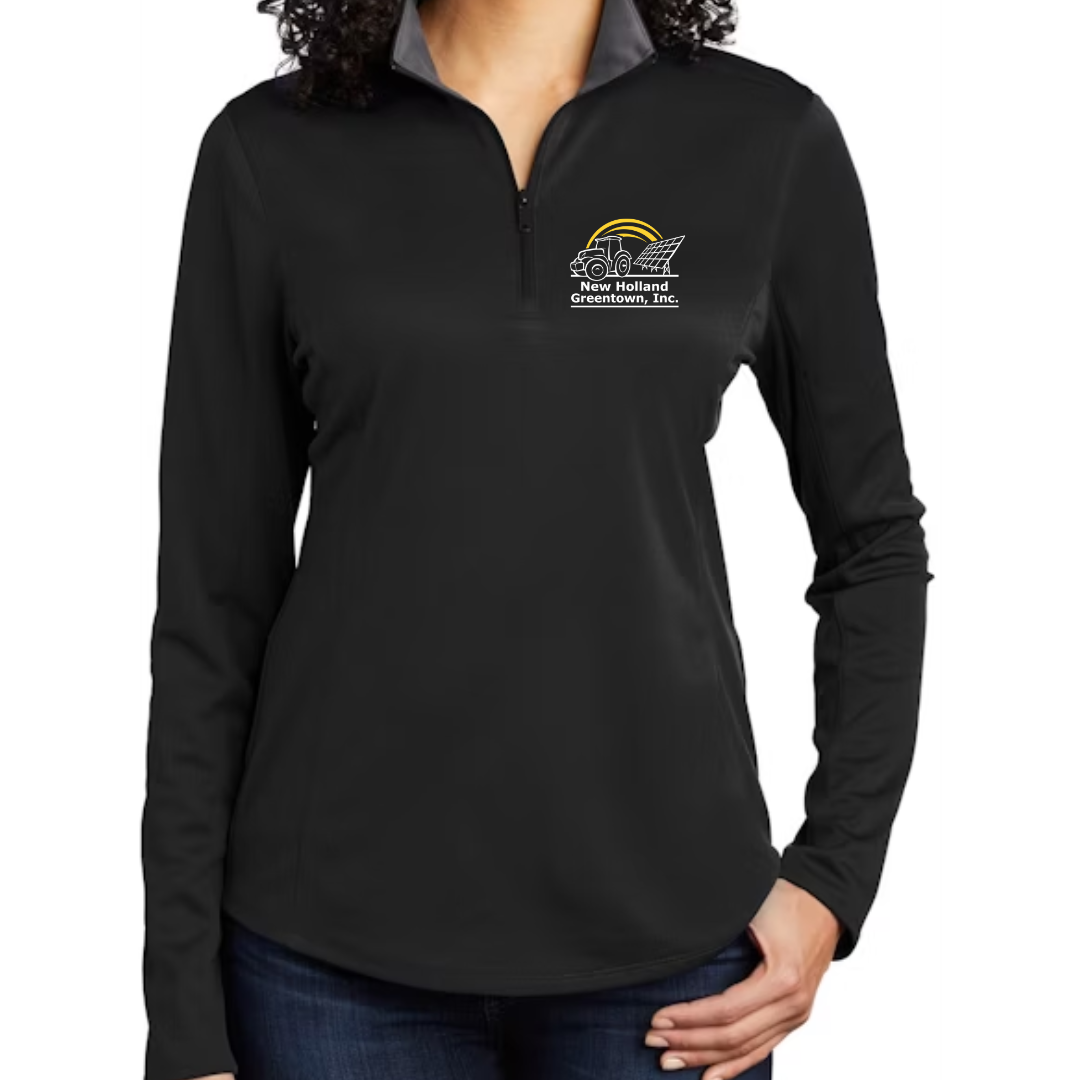 NH Women's Port Authority Silk-Touch 1/4 Zip Pullover