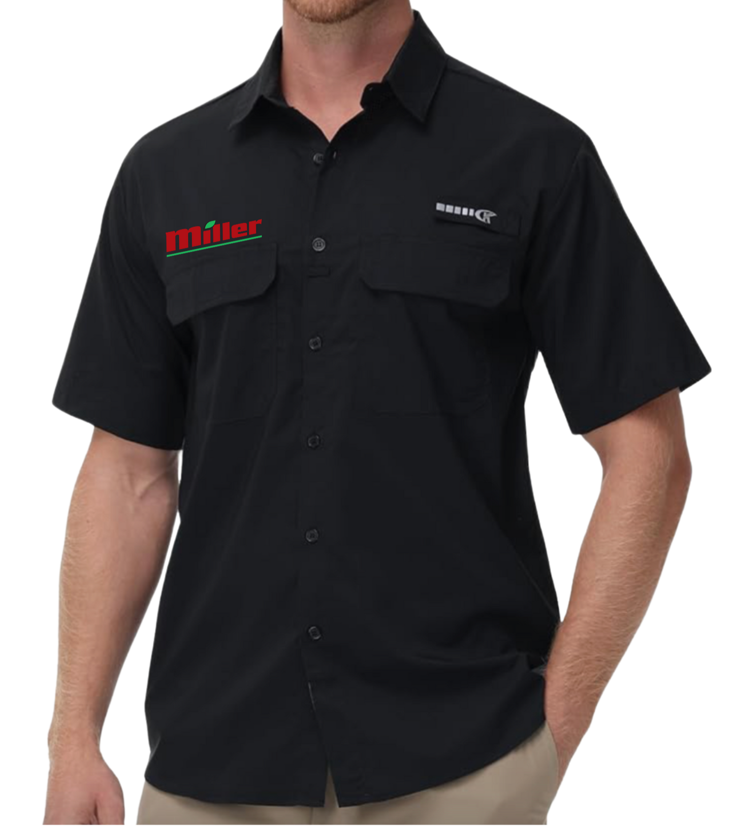 Miller Sprayers - Fishing shirt w/ pocket logo