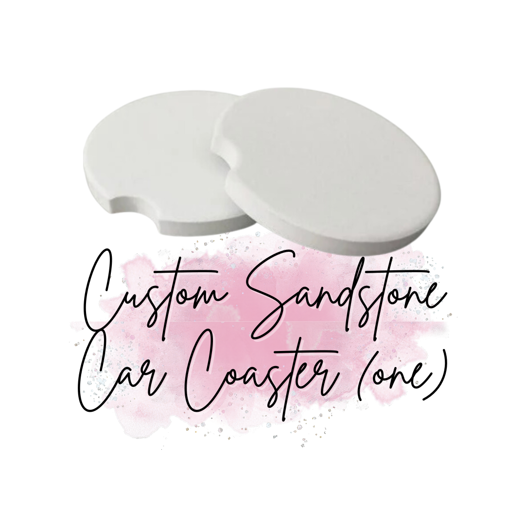 Custom Sandstone Car Coaster