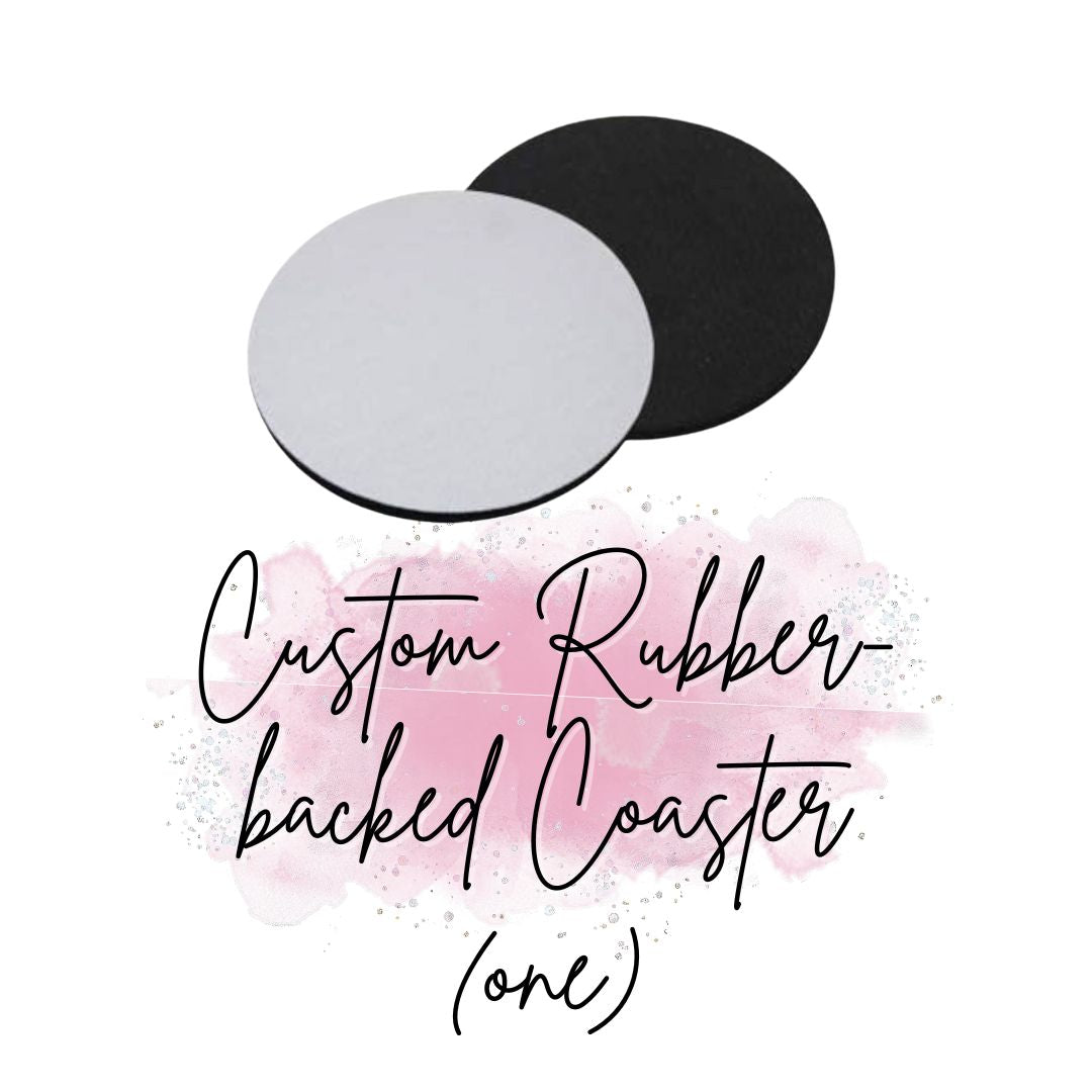 Custom Rubber-backed Coaster