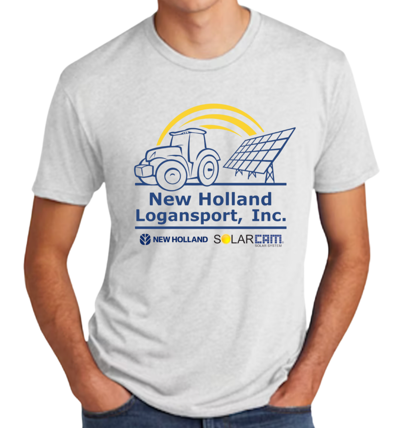New Holland/Solar Cam - full front logo t-shirt
