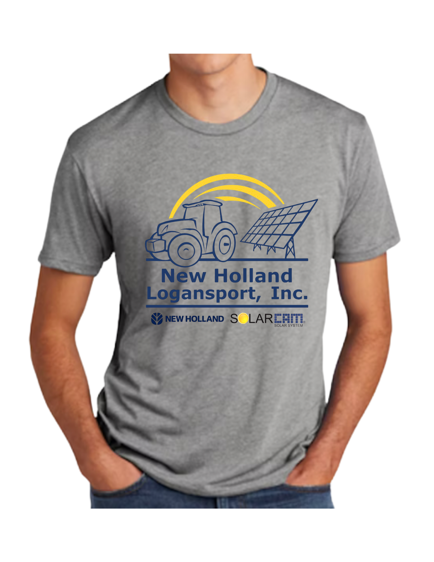 New Holland/Solar Cam - full front logo t-shirt
