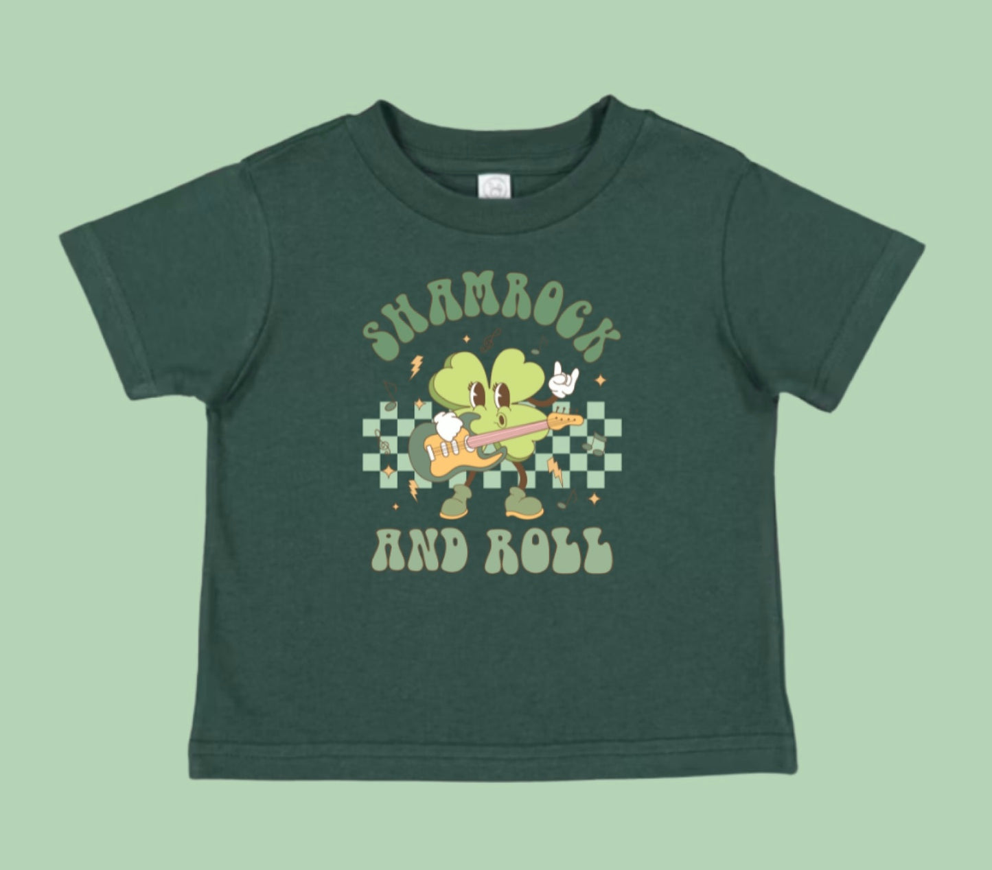Shamrock and Roll toddler tee