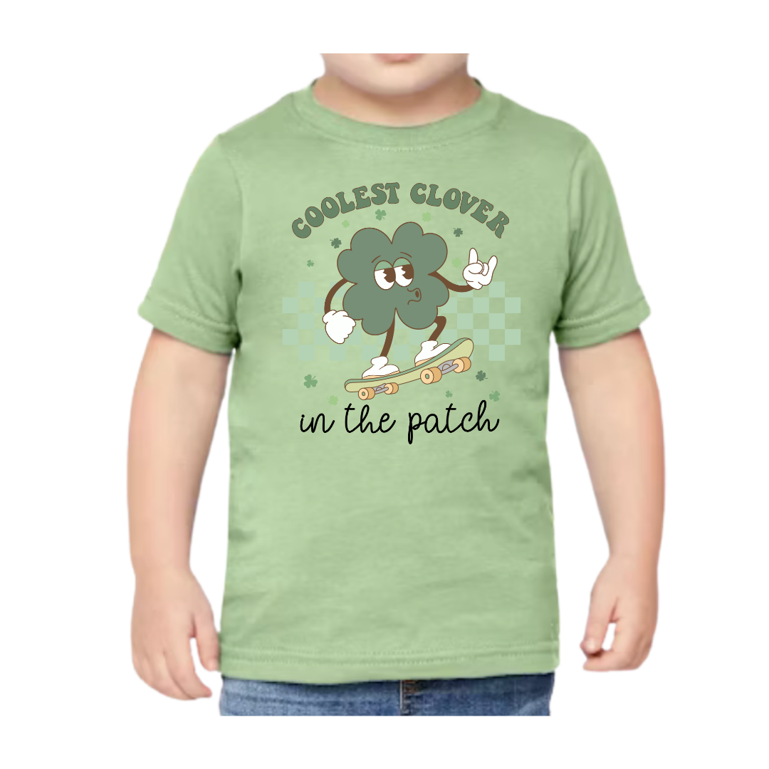 Coolest Clover toddler tee