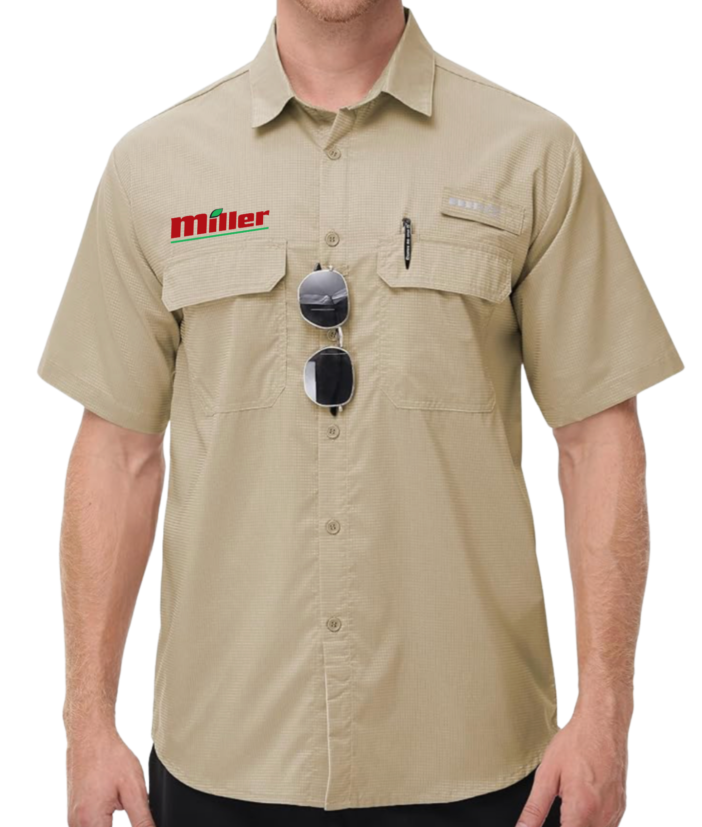 Miller Sprayers - Fishing shirt w/ pocket logo