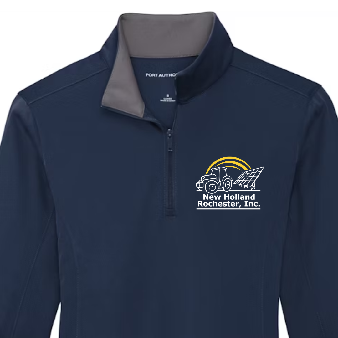 NH Women's Port Authority Silk-Touch 1/4 Zip Pullover