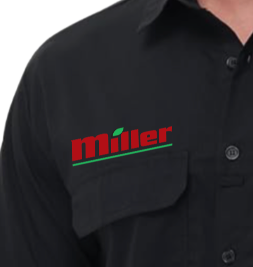 Miller Sprayers - Fishing shirt w/ pocket logo
