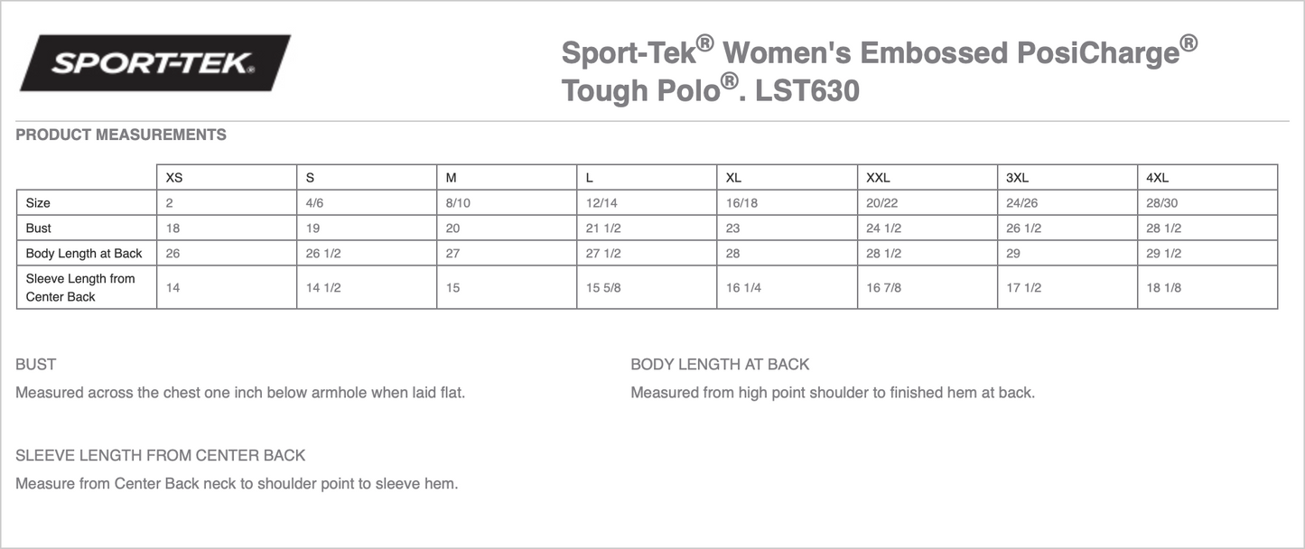 NH Women's Sport-Tek Embossed Polo