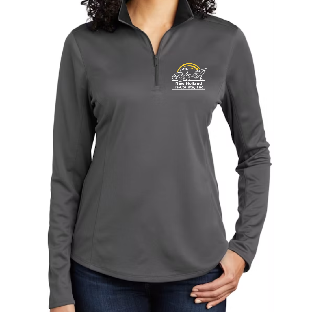 NH Women's Port Authority Silk-Touch 1/4 Zip Pullover