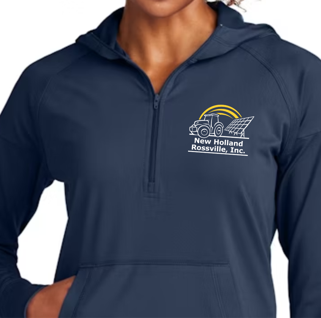 NH Women's Sport-Tek 1/2 Zip Hoodie