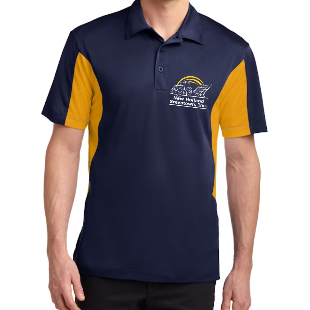 NH Men's Sport-Tek Side Blocked Polo