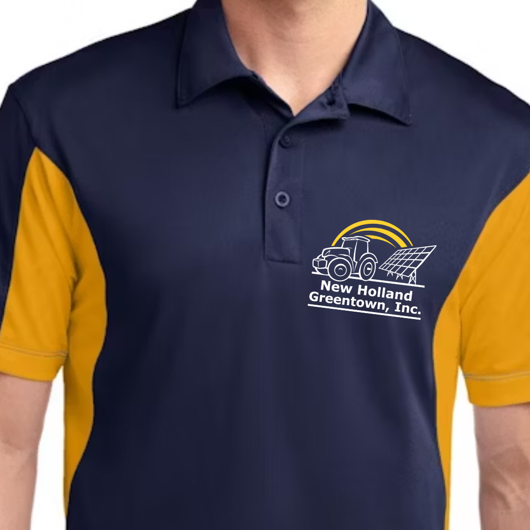 NH Men's Sport-Tek Side Blocked Polo
