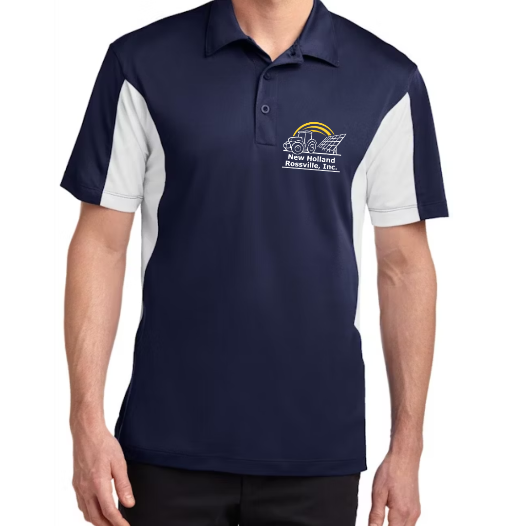 NH Men's Sport-Tek Side Blocked Polo