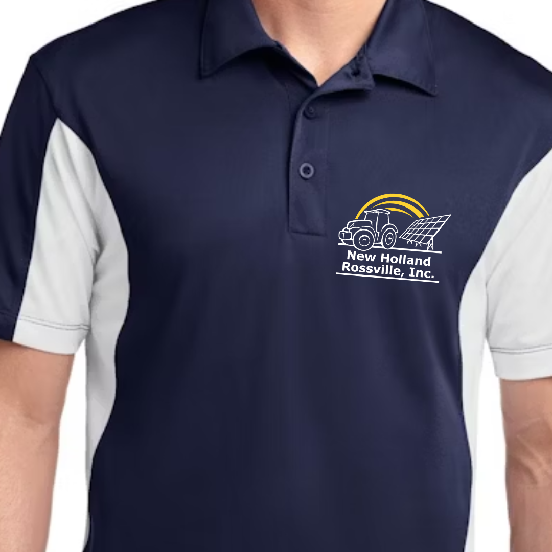NH Men's Sport-Tek Side Blocked Polo