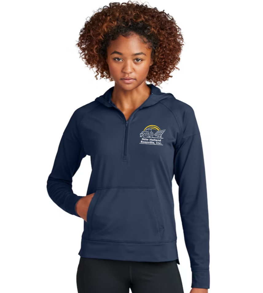 NH Women's Sport-Tek 1/2 Zip Hoodie