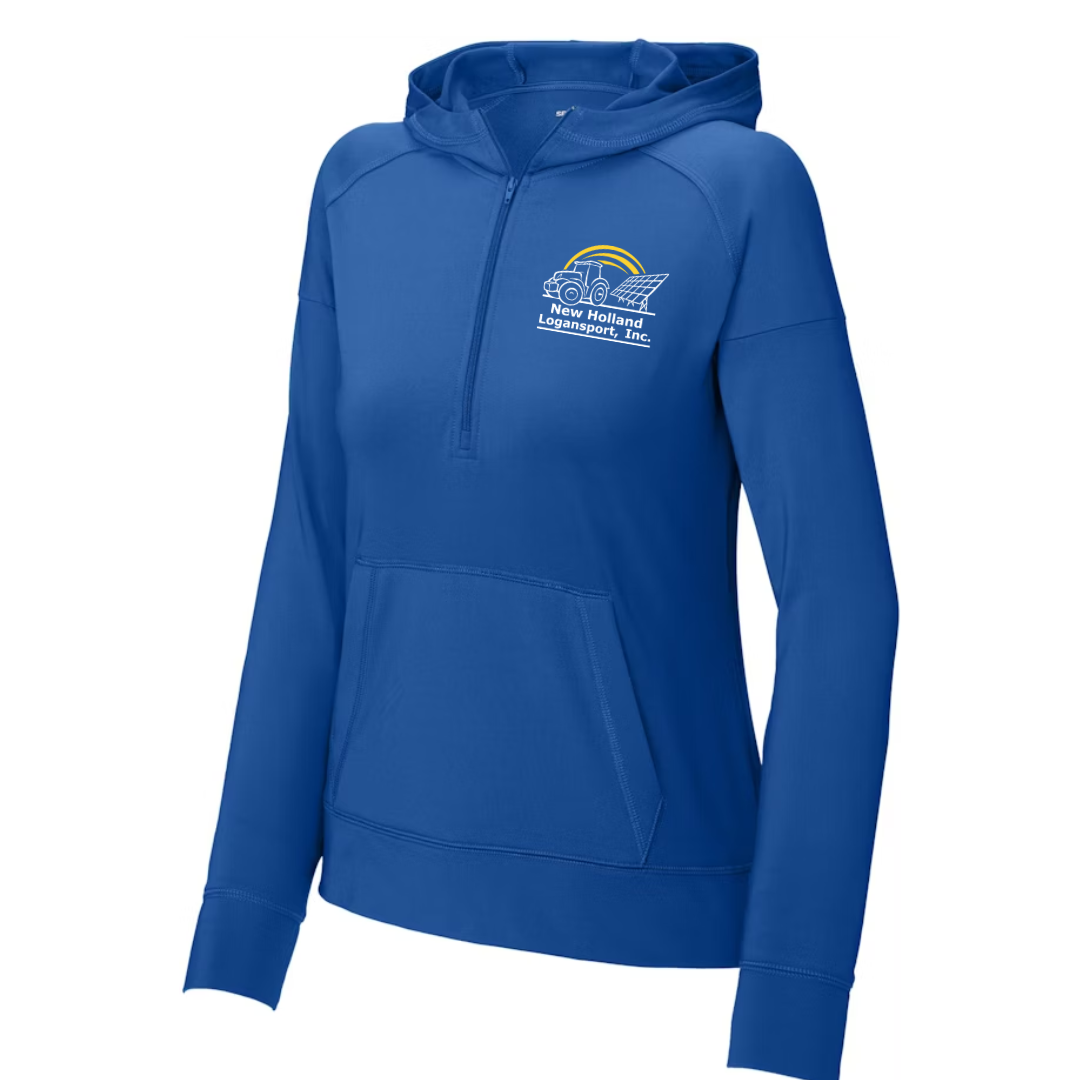 NH Women's Sport-Tek 1/2 Zip Hoodie