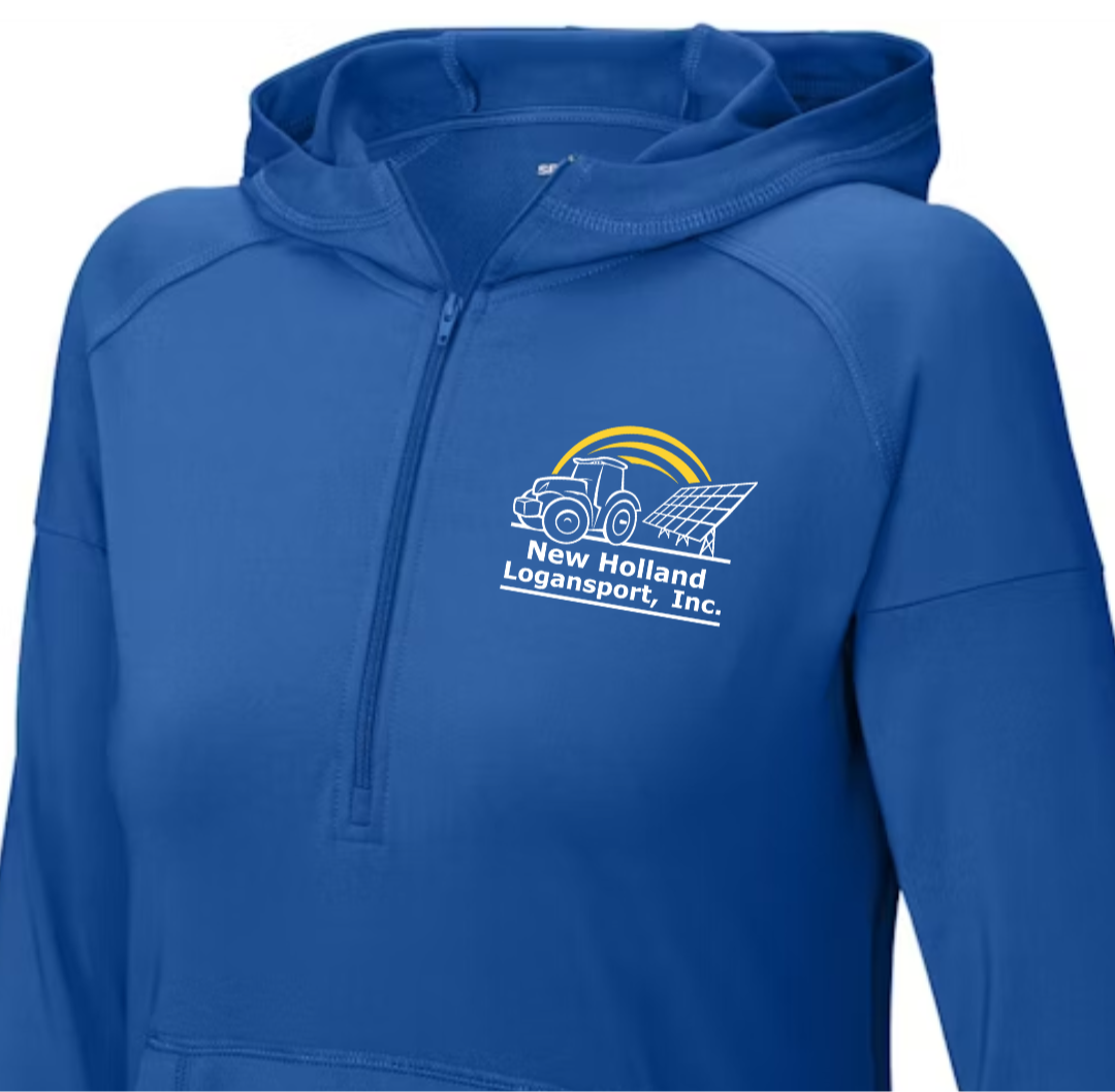 NH Women's Sport-Tek 1/2 Zip Hoodie