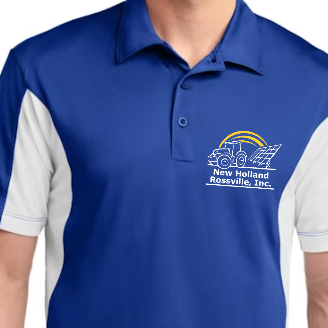 NH Men's Sport-Tek Side Blocked Polo