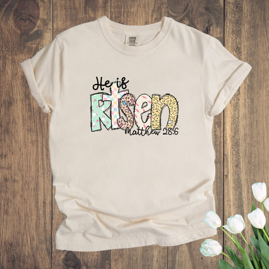 He is Risen | Easter Tee