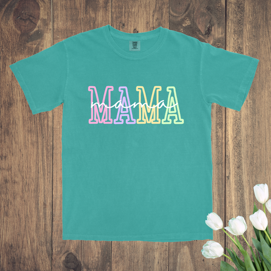 Colorful Mama tee