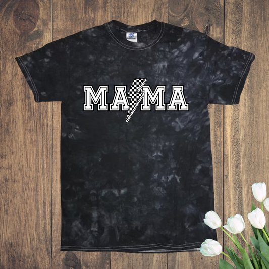 Checkered Mama tee