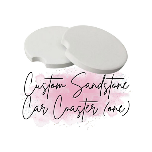 Custom Sandstone Car Coaster