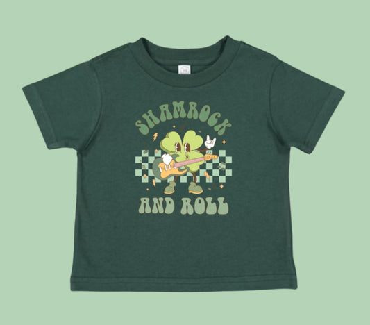 Shamrock and Roll toddler tee