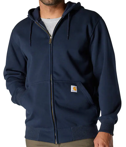 Rain Defender® Loose Fit Heavyweight Full-Zip Sweatshirt w/ left pocket graphic